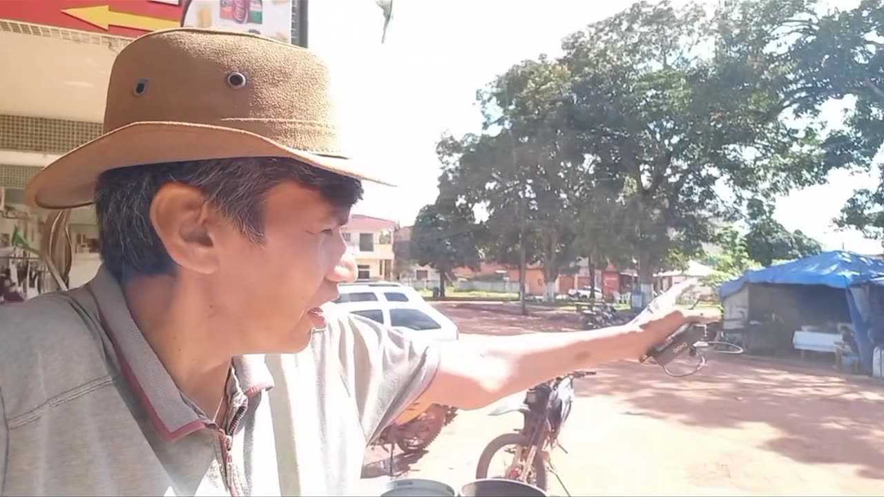 Moment and beginning of the journey towards Itaituba Pará.