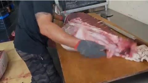Tuna cutting