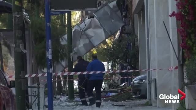 Athens explosion: Building ablaze, 3 injured from blast in Greek capital