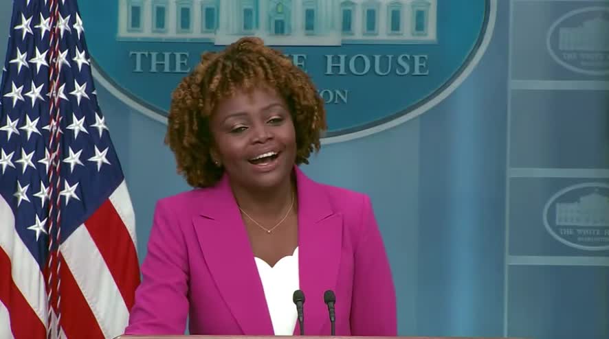 A reporter asks the WH press sec if Biden is joining in the search for classified documents