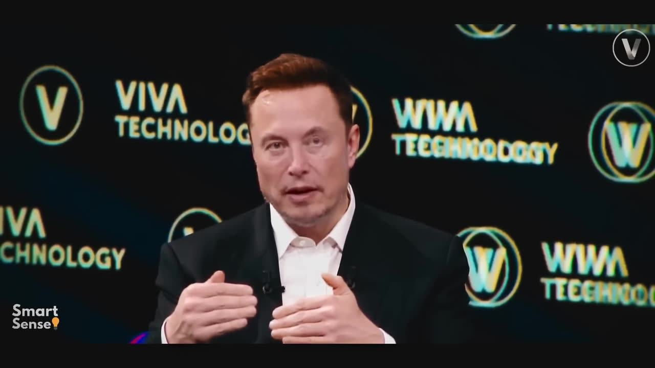 Elon Musk delivers speech at VivaTech