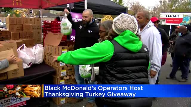 Black McDonalds Operators Association hosting turkey giveaway through Saturday