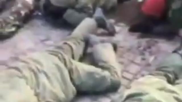 Ukrainian National Guard Shooting Russian P O W 's. Shocking Abuse 2/2