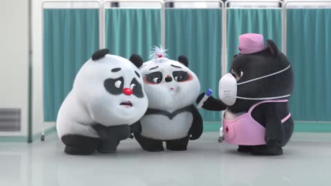 【Bamboo Panda ❤】Plz Stay Strong | Chinese Short Animation | Funny #panda #shorts