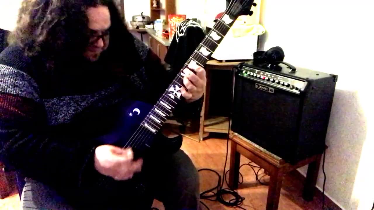 TESTING EMG HZ 7 STRINGs and LINE 6 SPIDER (until Mother appears!)