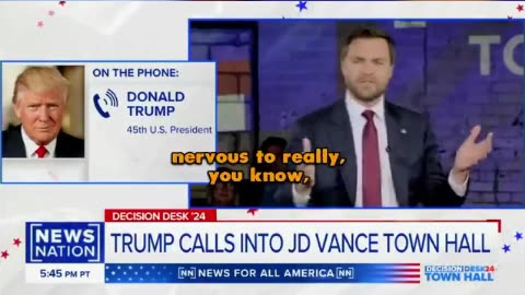 Donald J. Trump calls in a question!