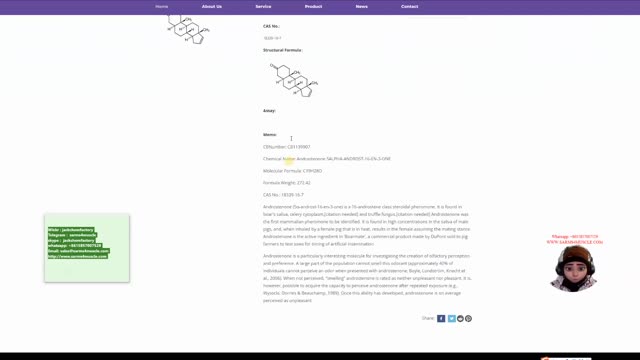 cas: 18339-16-7 Androstenone Androstadienone Androstenol Androsterone Estratetraenol