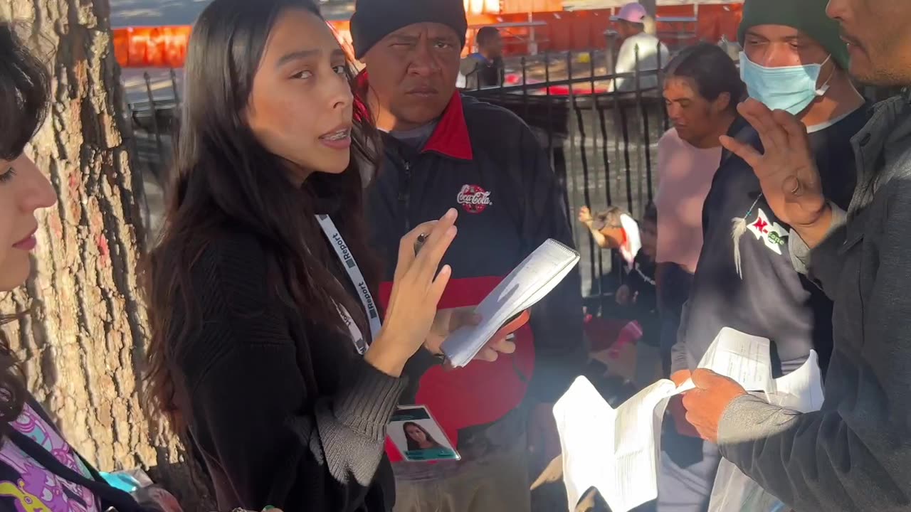 Marxist reporters from San Antonio Report are confronted by me !
