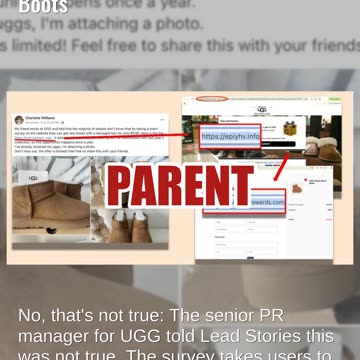Fact Check: Answering Survey Will NOT Get Respondents $10 UGG Boots