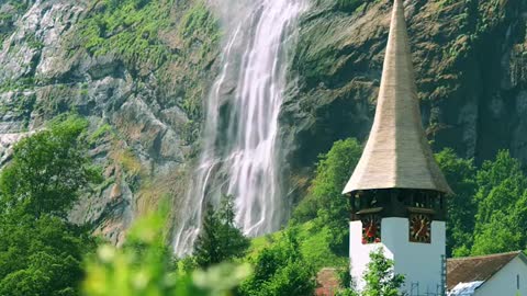 This is the most beautiful waterfall in the mountain