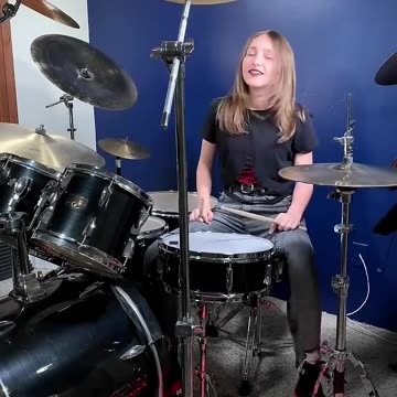 Guns N' Roses - Sweet Child O' Mine (Drum Cover _ Drummer Cam) Played by Teen Drummer #Shorts