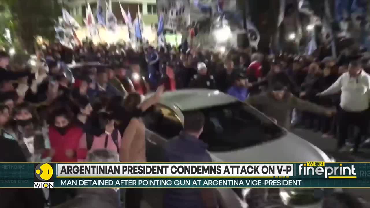 WION Fineprint | Man tries to murder Argentina VP, points gun at head and then this happened