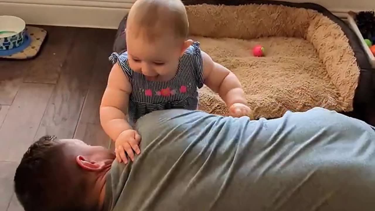 Playing hide and seek with Dada🥰😘