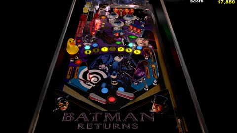 Batman Returns Visual Pinball gameplay