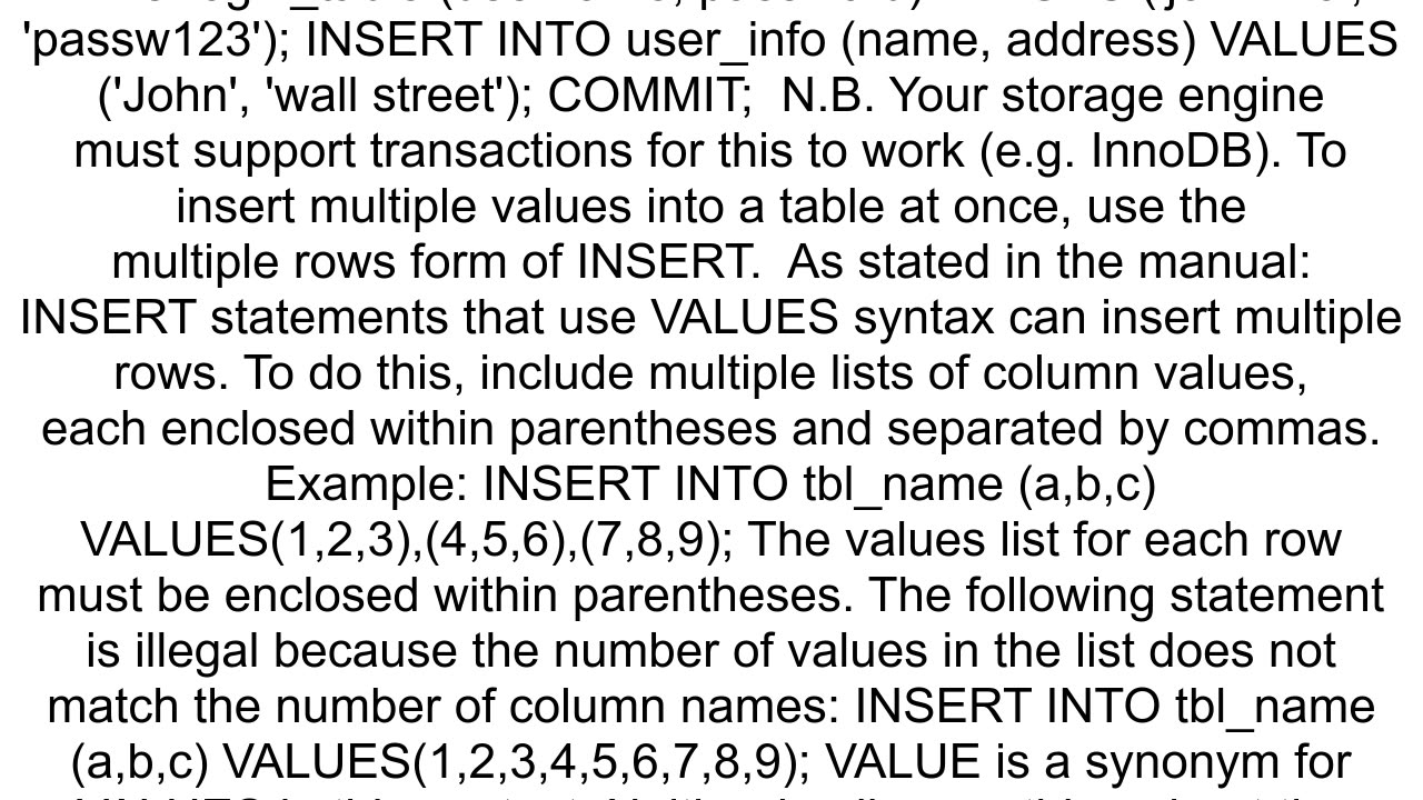 SQL INSERT statement for TWO TABLES at time with INNER JOIN