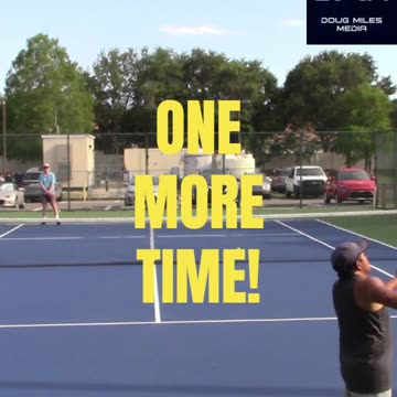 GOOD FOREHAND WINNER DOWN THE LINE!