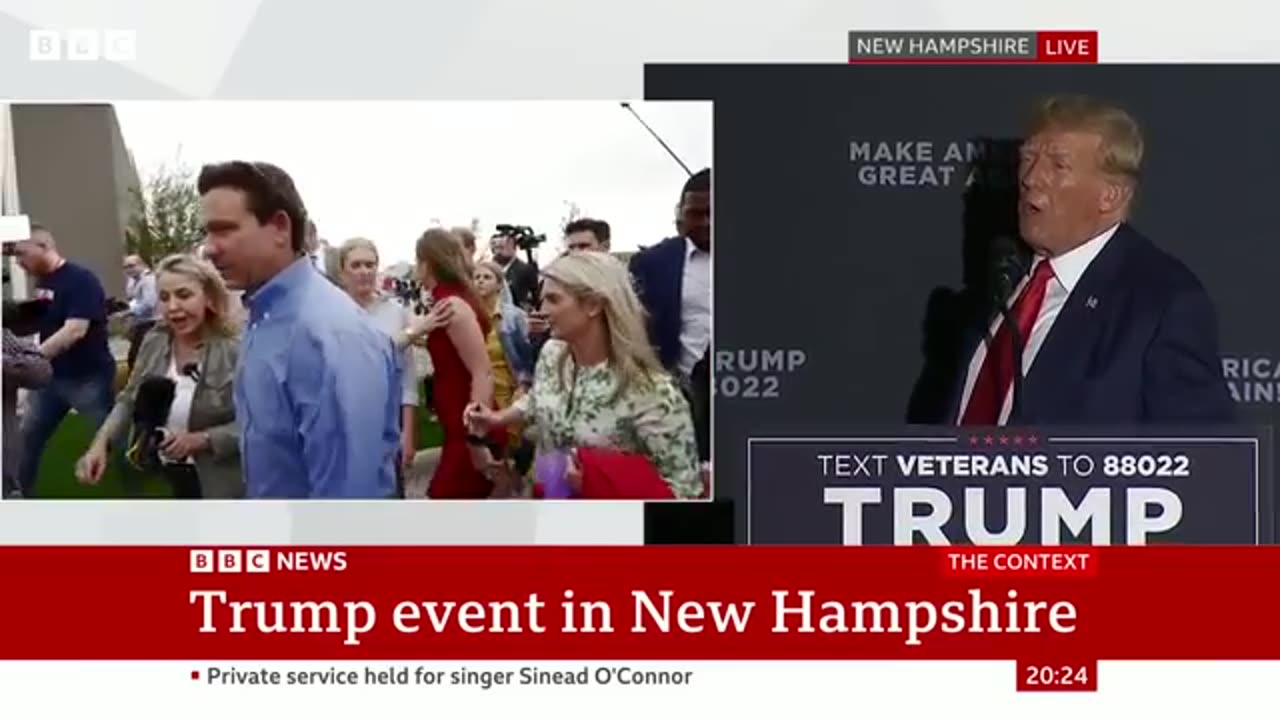 Trump holds first rally since last week's indictment - world affairs