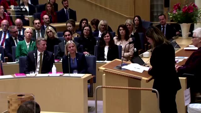 Magdalena Andersson becomes Sweden’s first female PM