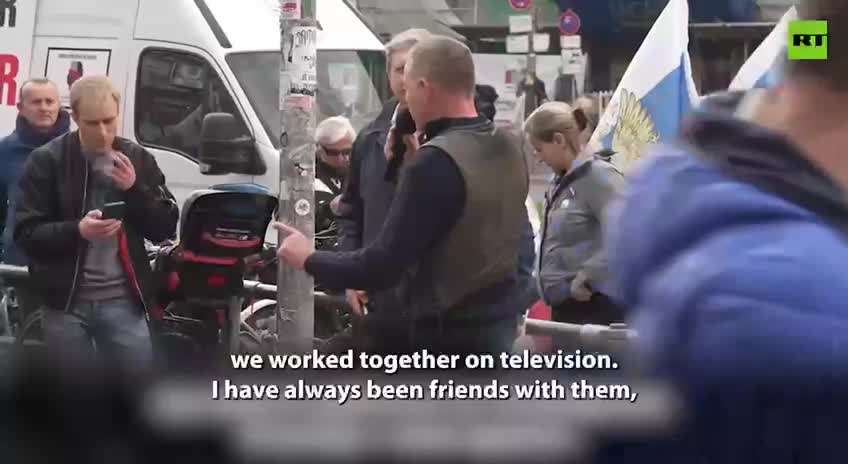 Participants of a rally in support of Russia in Berlin shared their thoughts