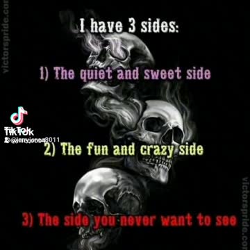 Love all three sides of me