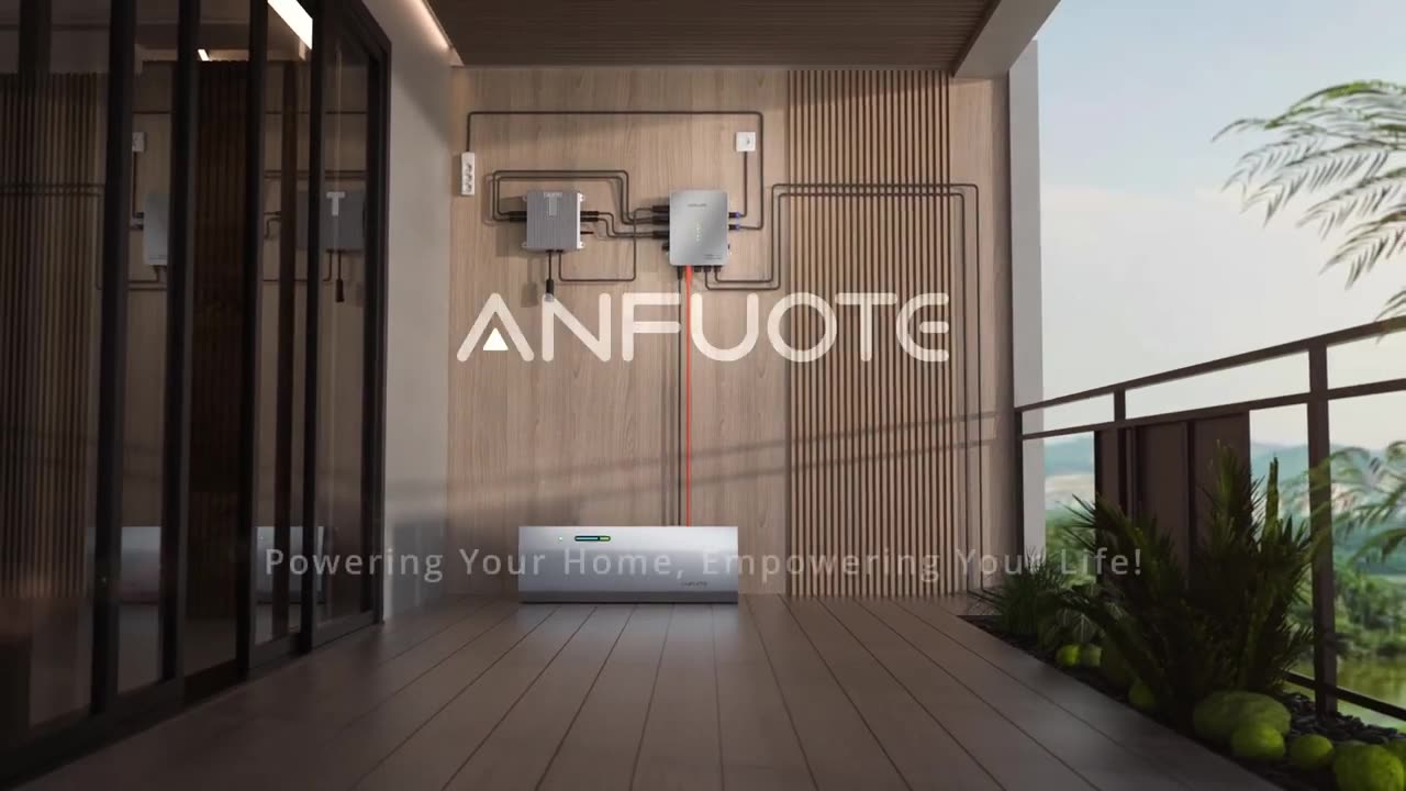 Anfuote: Balcony Solar Energy Storage System