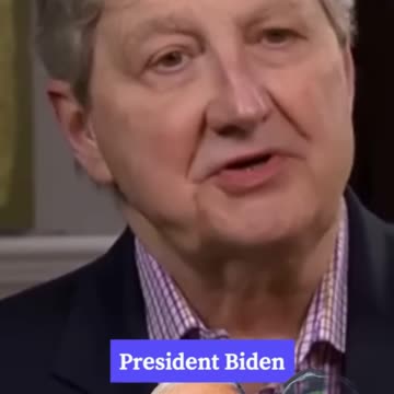 Senator Kennedy Says Biden Stinks