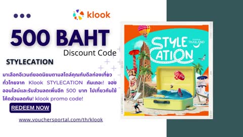 Get now Klook 8 Birthday sale Discount in Thailand