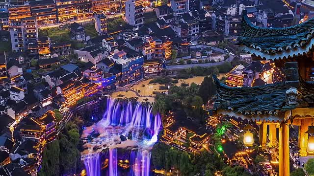 Seremban town at night