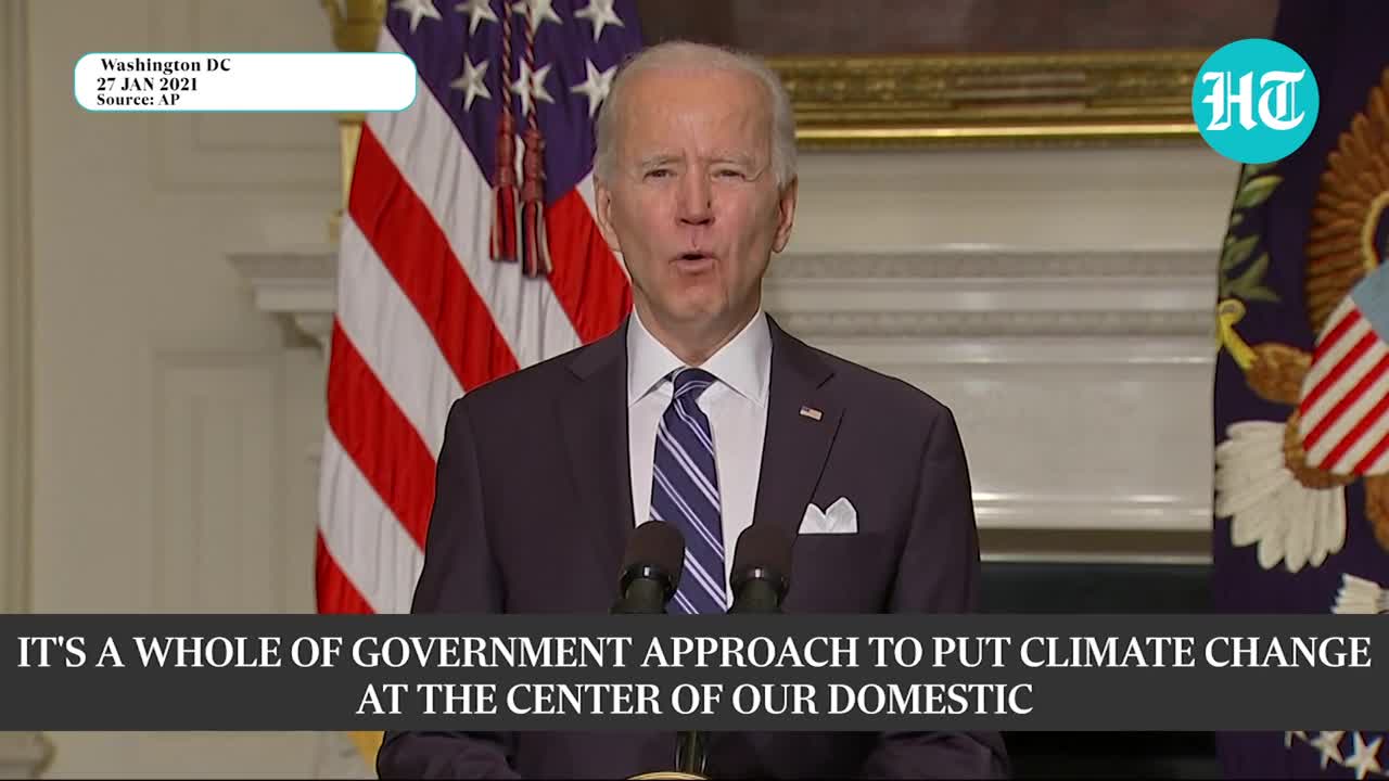 Biden targets drilling, fossil fuel subsidies with executive orders on climate change