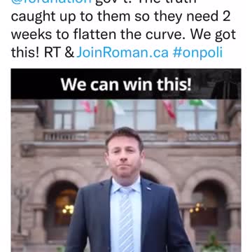 Roman Baber, We are winning the argument! Ontario
