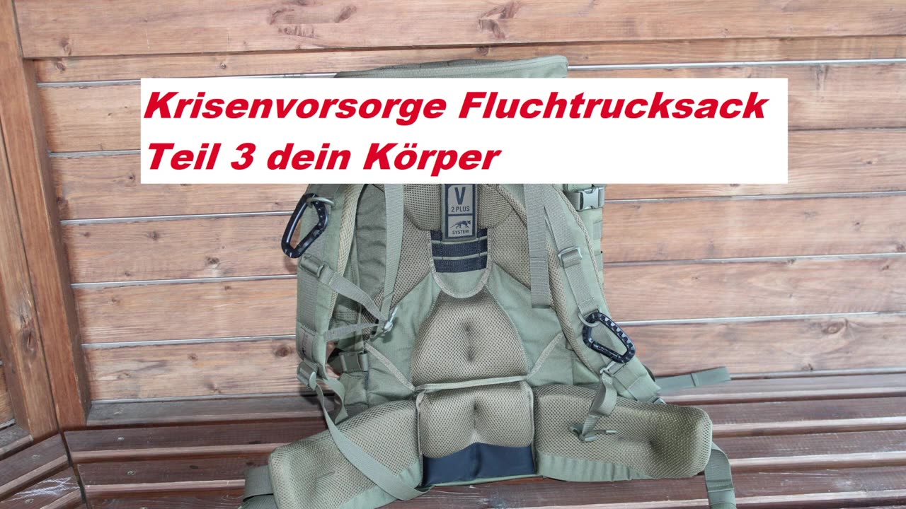 BLACKOUT FLUCHTRUCKSACK TEIL 3 DEIN KÖRPER