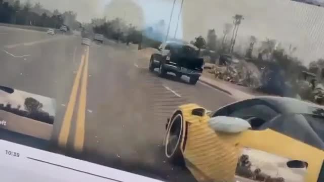 Lamborghini crashes live