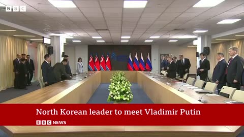 North Korean leader Kim Jong Un enters Russia to visit President Putin - BBC News