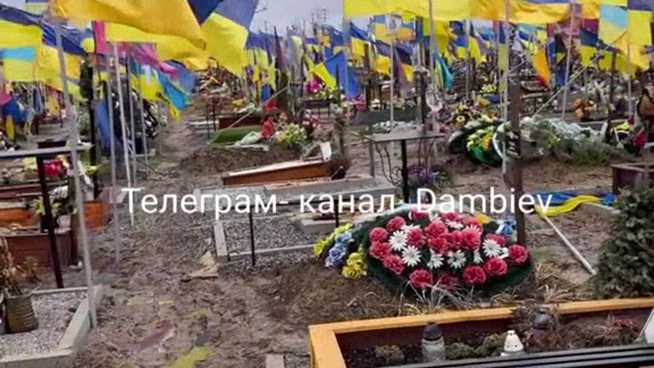 🇷🇺🇺🇦 The size of the cemetery of destroyed militants of Ukrainian