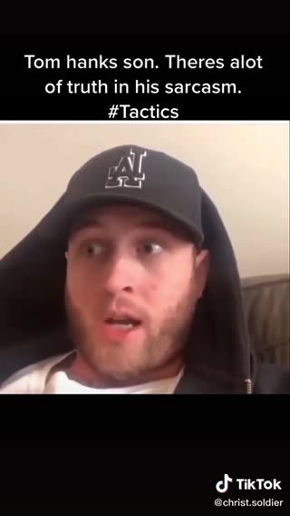 TOM HANKS SON THREATENING TRUMP SUPPORTERS