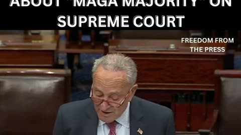 Chuck really doesn't like President Trump's Supreme Court Judges!