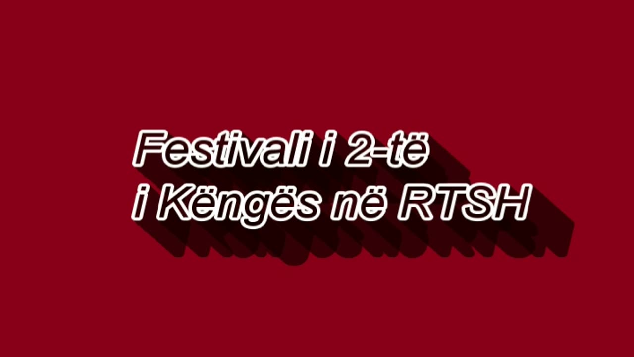 Festivali i 2-të i Këngës në RTSH kenget cmimet