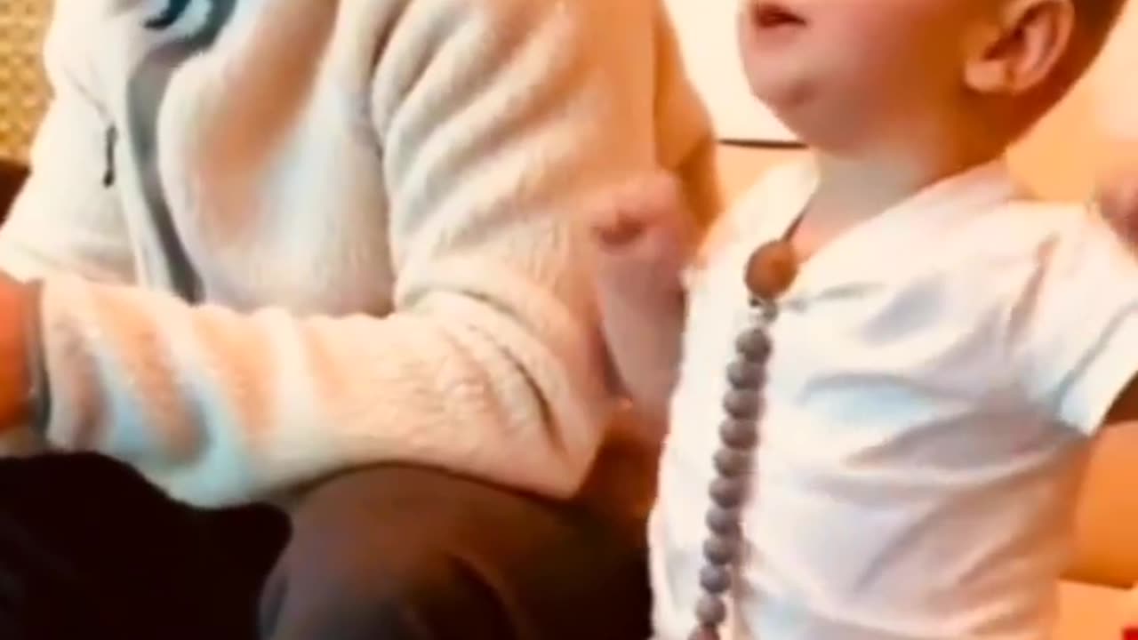 LOOK AT THE CHILD'S REACTION