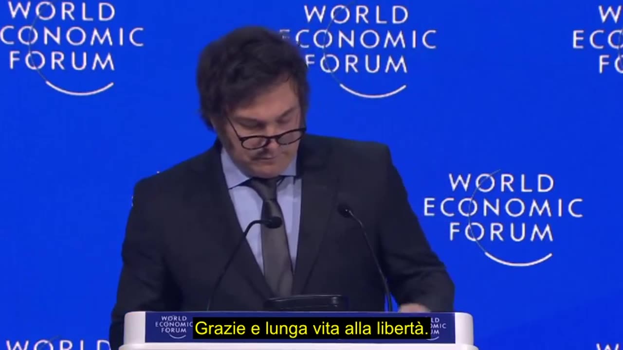 Discorso completo del presidente libertario di Agentina Javier Milei a Davos