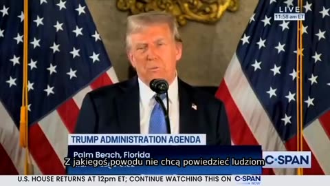 Trump o dronach latających w amerykańskiej przestrzeni powietrznej: