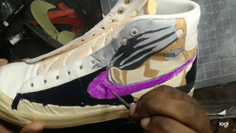 Custom Nike Blazers Jujustu Kaisen- Satoru Gojo