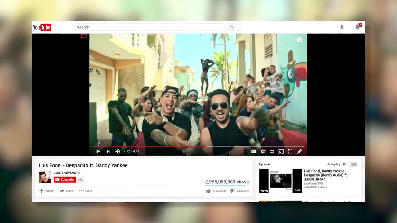 Top 10 Most Viewed Youtube Videos (World Record)