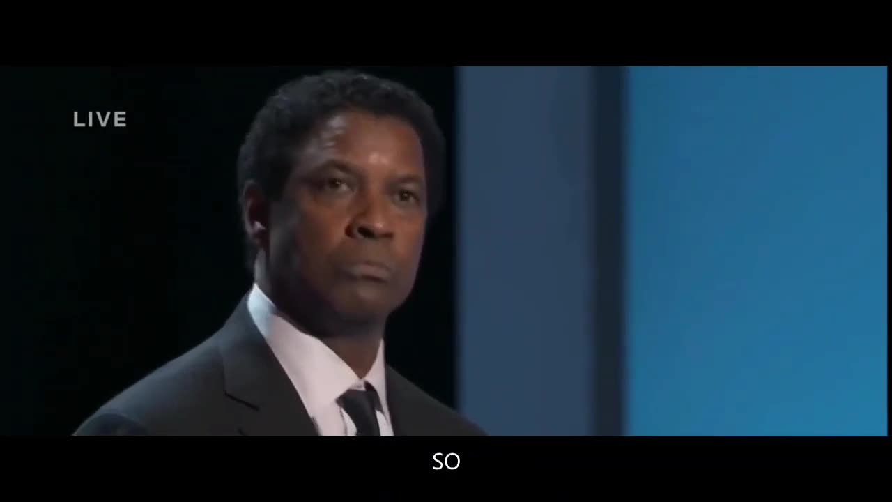 A must watch speech by denzel washington