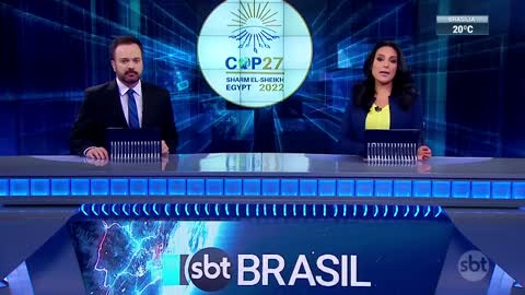 Lula se encontra com representantes no Egito | SBT Brasil (15/11/22)