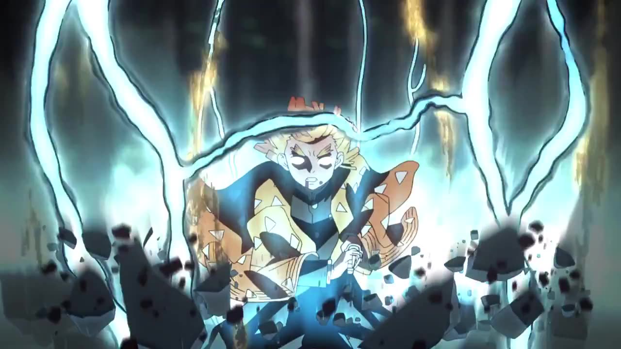 Demon Slayer Best Scene : Zenitsu kills demon spider