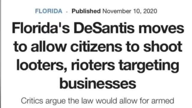 Ron DeSantis 2024 "Stand Your Ground"