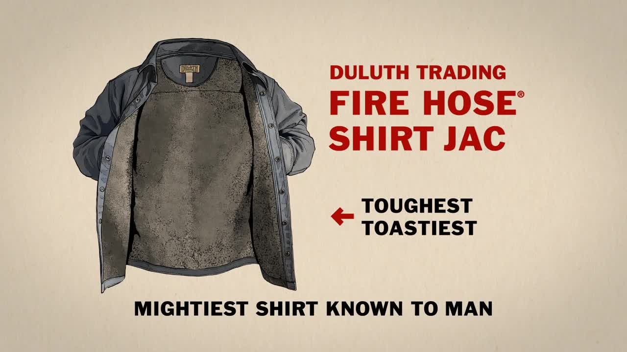 Duluth Trading TV Commercial Fire Hose Shirt Jac Mixer