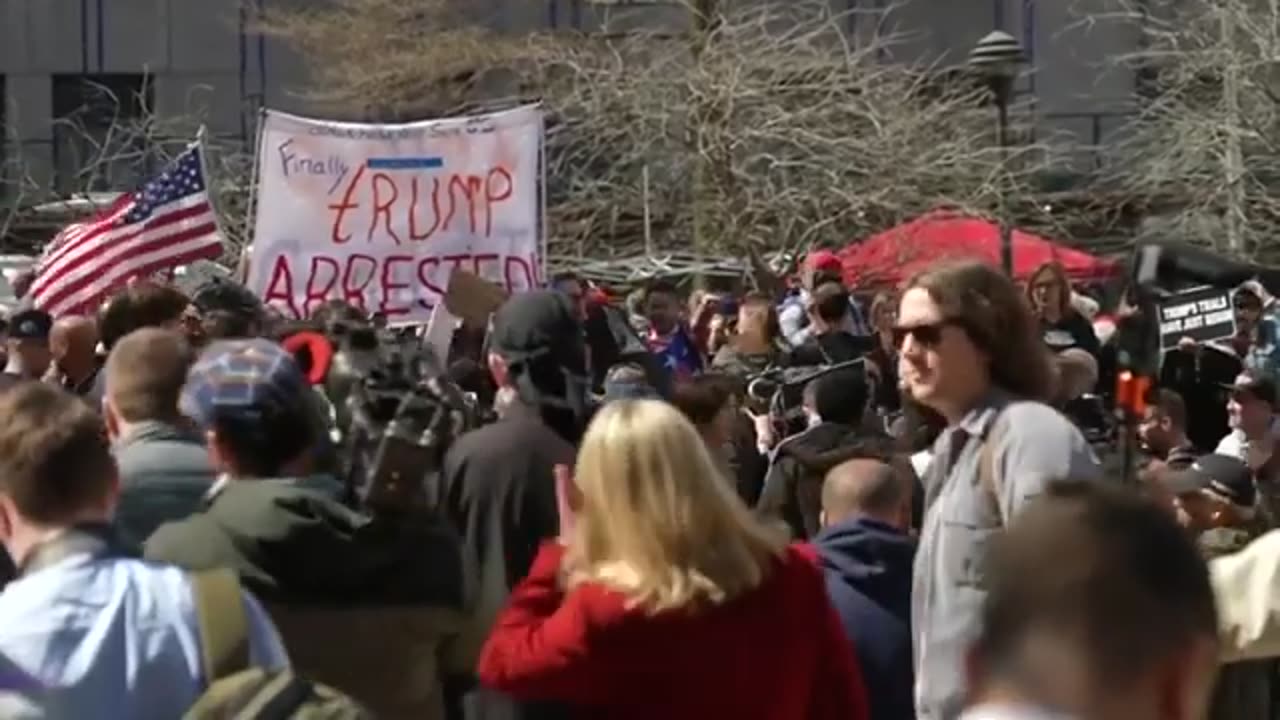 Trump currently being processed in ny courthouse before hearing