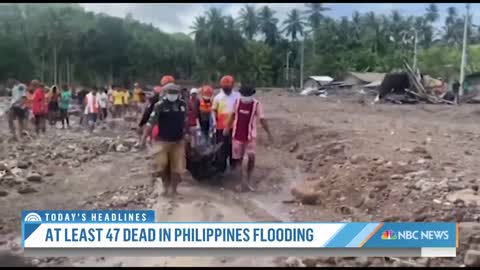 Dangerous Flooding In The Philippines Leaves At Least 47 Dead