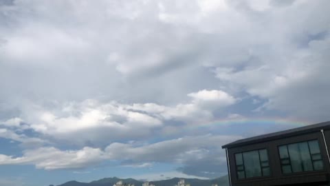 Rainbow in the good sky